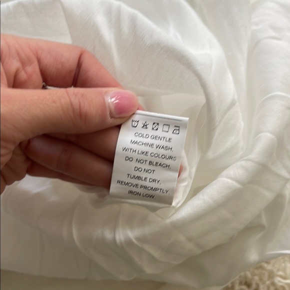 NWT Princess Polly Ermias Linen Blend Midi Skirt White - Picture 6 of 6